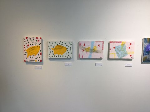 瓜坊の2枚と私の思い サムホール