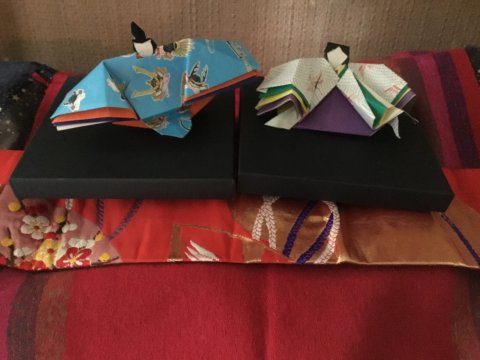 紙のお雛様 我が家の気に入り雛