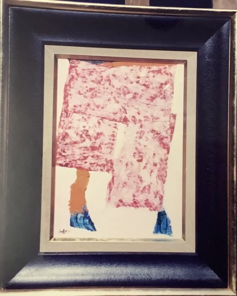 収蔵作品・「ラクダ」/エジプトで乗ったラクダ、不安定な状態を表現した