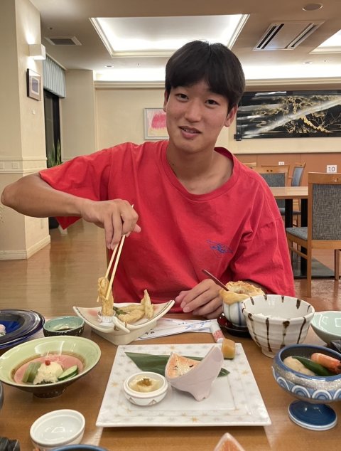 姪孫の夕飯。