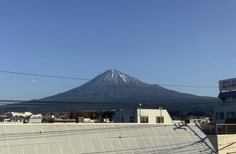 ：8：00ごろの富士山