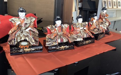 五人囃子の笛太鼓