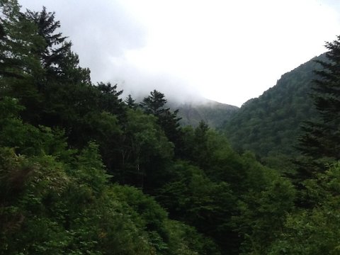 焼岳の天辺付近